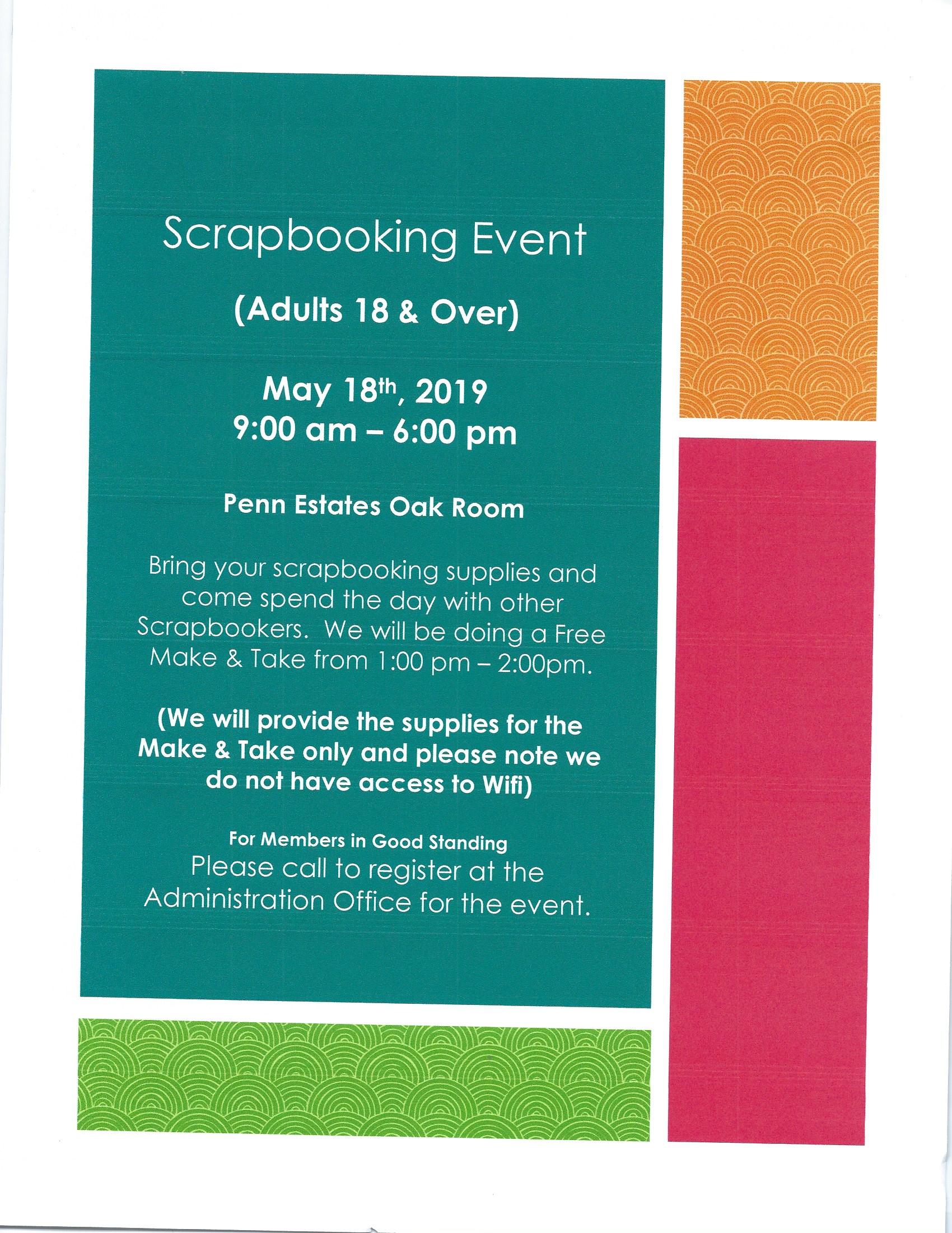 Scrapbooking Event PEPOA